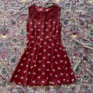 Forever21 burgundy dress